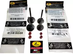 02-08 Honda CRF450R Kibblewhite STD Size Stainless Valves with RED Viton Seals - Picture 1 of 22
