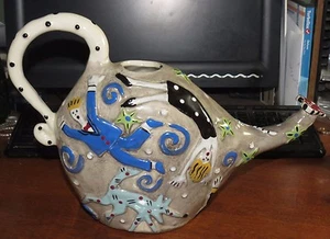 Simson Art Pottery Pitcher "In my Dreams we fly" 1999 - 1/100 - Picture 1 of 4