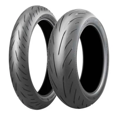 COPPIA GOMME BRIDGESTONE 120/70-17 (58W) + 190/55-17 (75W) BATTLAX S22