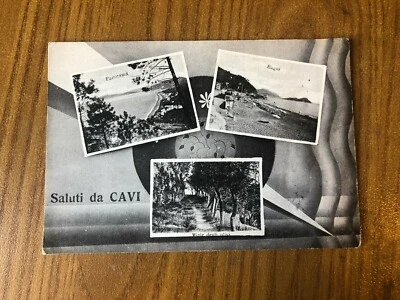 Card Greetings From Cables Venue of The Olive Trees Bathroom Viaggiata 1954 33 - Image 1 of 2