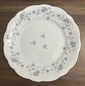 NM UNUSED! ~ Johann Haviland Bavaria Blue Garland ~ 10" Dinner Plate 10 Pc Set - Picture 1 of 8