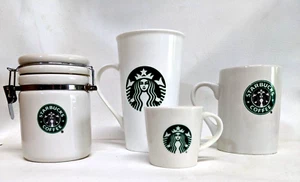 Lot de tasses à café Starbucks et tasses 2007 bidon 2015 3 oz 16 oz 10 oz - Photo 1/4