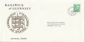 UK Minimum NVI GB Guernsey Definitive FDC 1989 (26732) - Picture 1 of 1