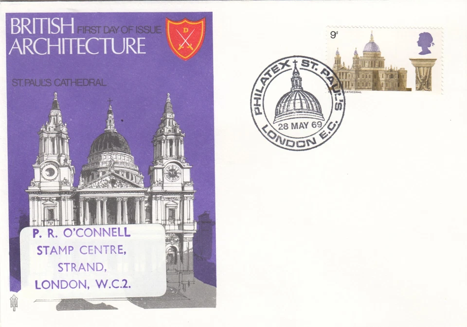 Cathedrals St Pauls GB FDC PHILATEX London EC (b) 1969 (134897)  - Image 1 of 1