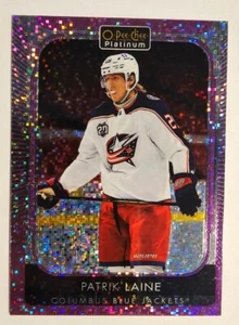 2021-22 O-Pee-Chee Platinum Violet Pixels #32 Patrik Laine 036/299 Bluejackets - Imagen 1 de 2