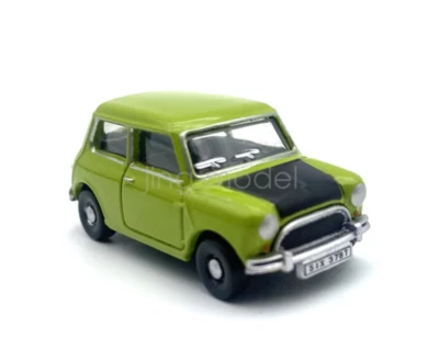 1:76 Scale Lime Green Mini Classic Bean Sports Model Diecast Collect Car - Image 1 of 4