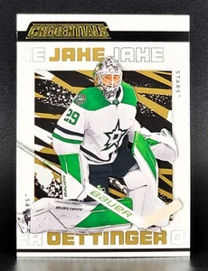 2023-24 Upper Deck Credentials Gold #25 Jake Oettinger 1/5 - Picture 1 of 2