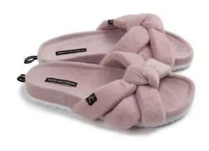 Pretty You London - Knotted Terry Slider - Pink - Small - Picture 1 of 3