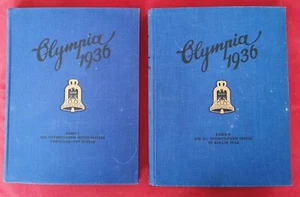 Antiquariat Sammlung Buch Olympische Spiele 1936 Band 1 und Band 2  - Bild 1 von 14