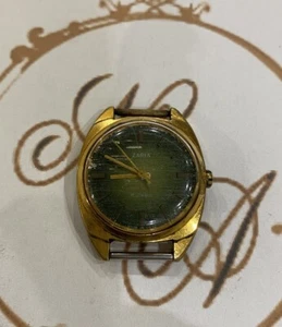 RELOJ PULSERA VINTAGE ZARYA ZARIA para hombre URSS 17J CHAPADO EN ORO AU10 versión de exportación trabajo - Imagen 1 de 14