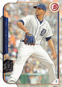 David Price 2015 Bowman baseball base card #107 Detroit Tigers - Picture 1 of 2