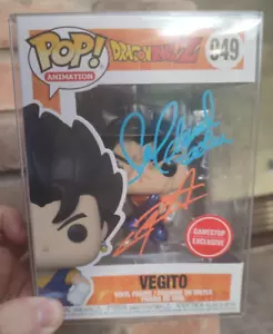 Funko Pop! Vegito SIGNED Dragon Ball Z Akira Toriyama PSA Certified Gamestop 949 - Foto 1 di 10
