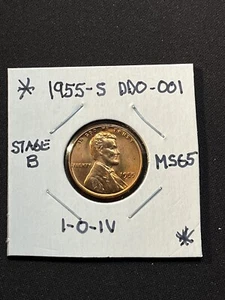 1955S US Wheat Cent DDO-001 - Bild 1 von 7