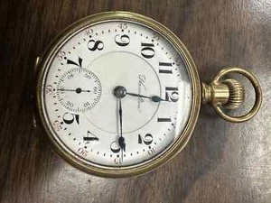 1908 Hamilton Railroad Grade 936 17Jewels 18s pocket watch Flip out case works - Picture 1 of 5