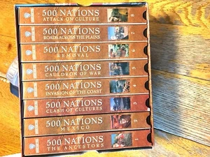 500 Nations:8 VHS Volumes Miniseries Narrated by Kevin Costner,Jack Leustig 1995 - Picture 1 of 7