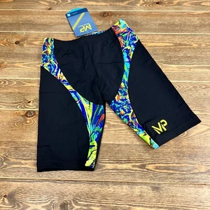 Nuevo con etiquetas Traje de baño Michael Phelps MP Oasis Jammer estampado tropical para hombre talla 30 - Imagen 1 de 6