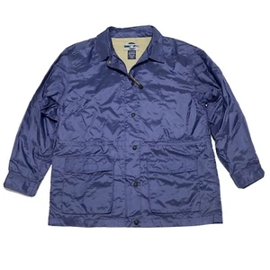 Vintage ExOfficio Damen 10/12 Travel Wear Windbreaker Jacke Kragen belüftet blau - Bild 1 von 12