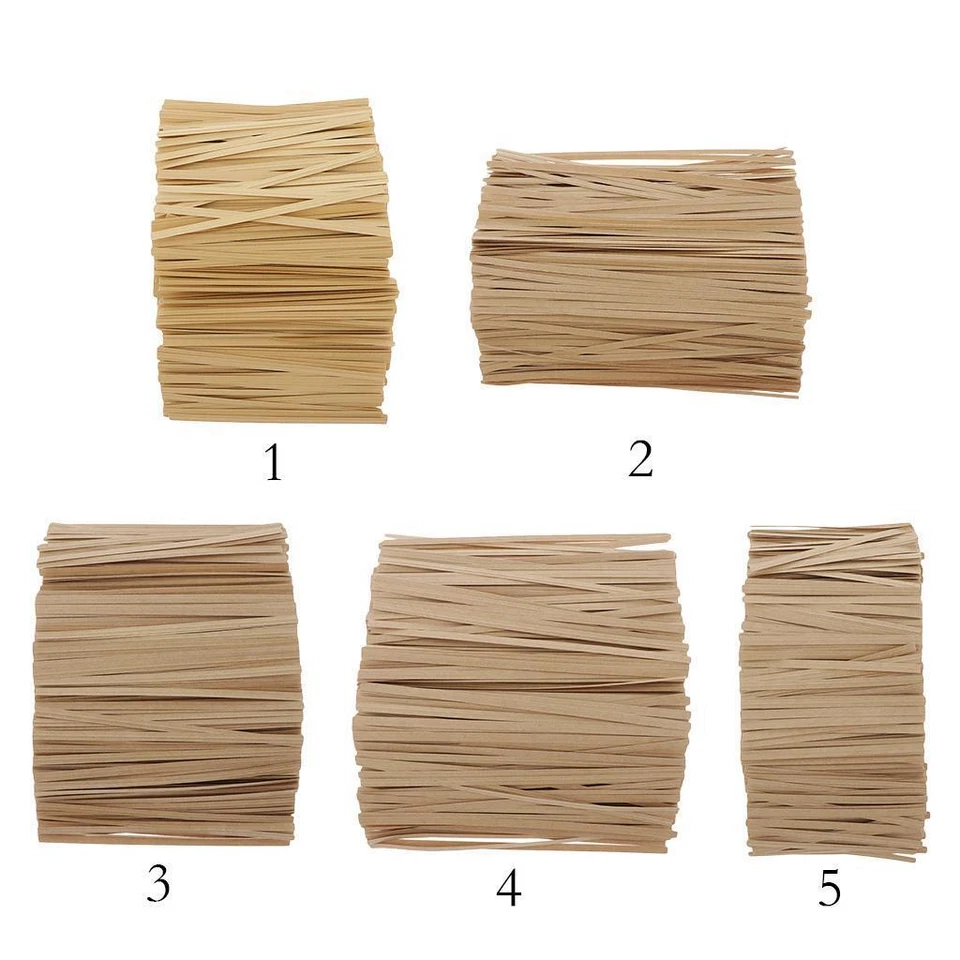 1000Pcs Twist Tie Kraft Paper Wire Ties Iron Wires for Party Favors Wrapping - Image 1 of 1