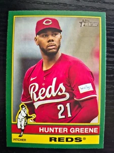 Topps Heritage Hunter Greene Green #96 Reds 2025 - Imagen 1 de 2