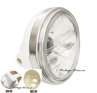 HONDA CM200T CB250 CM250C CM400 CM450 CB400 CB400T CB450T LÁMPARA DE CABEZA + FUNDA Foto 1 de 4