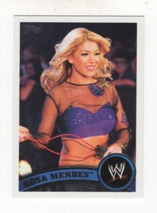 2011 TOPPS WWE WRESTLING ROSA MENDES #71