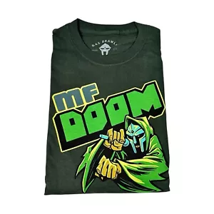 MF DOOM Anti-Hero GASDRAWLS T-Shirt Size Large Forest Green - Picture 1 of 4
