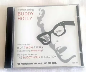 REMEMBERING BUDDY HOLLY SAMPLER-CD PROMO RARE-(VARIOUS ARTISTS,+BUDDY HOLLY) - Picture 1 of 2