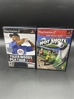 Tiger Woods PGA Tour 07, Hot Shots Golf 3 GH (2 Sony PlayStation PS 2 Games) - Image 1 of 4
