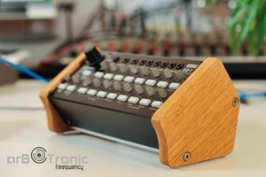 Korg SQ-1 Echtholz Seitenteil Wooden Side Panel Desktop Stand Eurorack Gear LO - Picture 1 of 7