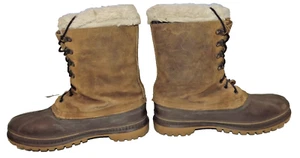 Sorel Caribou Mens Size 9 Sherpa Lined Waterproof Winter Snow Boots - Picture 1 of 17