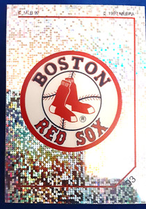 1992 Panini Stickers Baseball Card #93 Team Logo PACK PULL GLITTER MVP HOF MINT