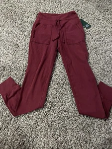 Wild Fable Size XS High-Waisted Side Pockets Ankle Length Joggers Berry/Maroon - Picture 1 of 4