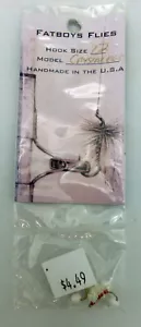 Fatboys Flies Size 12 Crystal Egg pack of 2 Hand Tied in the U.S.A. - Picture 1 of 2