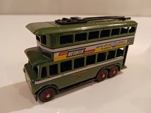 Lledo Days Gone Karrier E6 Trolly Bus Double Decker Nesquik Chocolate - Picture 1 of 5