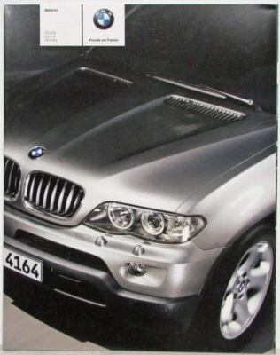 2003 BMW X5 SAV Prestige Sales Brochure - 3.0i 4.4i 3.0d - German Text - Изображение 1 из 4