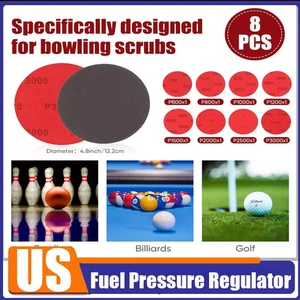 Bowling Ball Sanding Pad Set Bowling Ball Surface Sanding Pads 8 Pack - Picture 1 of 7