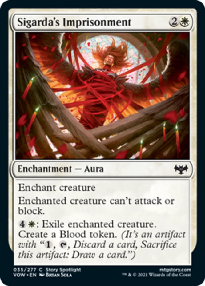 x1 Sigarda's Imprisonment - Innistrad: Crimson Vow - NM - MTG - Image 1 of 1