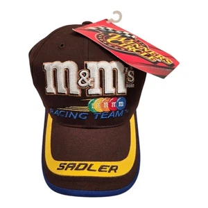 New M&Ms Racing Team Strapback Hat Elliot Sadler Nascar Embroidered Cap - Picture 1 of 5