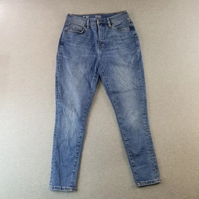 a.n.a Jeans Women's Sz 4P High Rise Skinny Med Wash Normcore Cute Stylish Trendy - Image 1 of 4