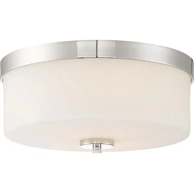 Nuvo Denver 2 luces montaje empotrado acabado níquel, pulido moderno y contemporáneo Foto 1 de 2