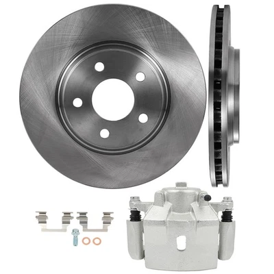 Left Brake Calipers And Front Pair Rotors For 2004-2011 2012 CHEVROLET MALIBU - Image 1 of 4