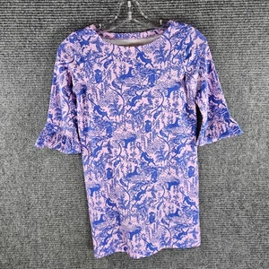 Lilly Pulitzer Safari As I can See Girls mini sophie dress size large (8/10) - Picture 1 of 6