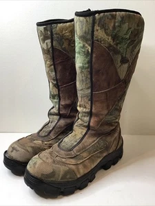 Irish Setter Men’s Side Zip Camo Hunting Size 8 1/2 1000g Insulated (Distressed - Picture 1 of 20