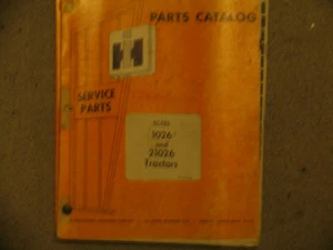 International IH Farmall Tractor 1026 Parts Catalog - Picture 1 of 1