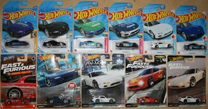 Hot Wheels 95 MAZDA RX-7 FD Lot Of 11 2020-25 CAR CULTURE Fast &Furious Premium - Picture 1 of 1