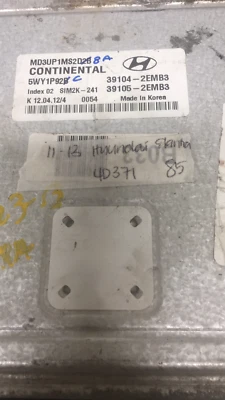 Ordenador ecu ecm 39104-2EMB3 2011-2013 Hyundai Elantra Foto 1 de 4