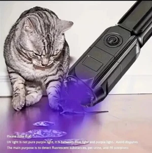 Cat/dog Pee Detection Uv Torch Zoomable USB Rechargeable - Picture 1 of 9
