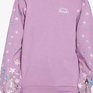 Her Universe Disney Bambi Embroidered Flowers Sweatshirt L Floral thumper BNWT - Picture 1 of 3