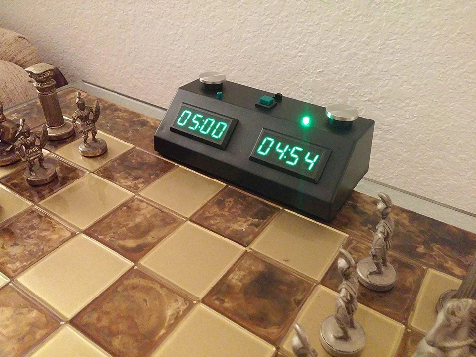 ZmartFun ZMF-II Chess Clock - Black with Green LED - Image 1 of 1