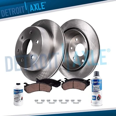 Rear Rotors Brake Pads for 2007-2013 Silverado Sierra 1500 Tahoe Yukon Escalade - Image 1 of 4